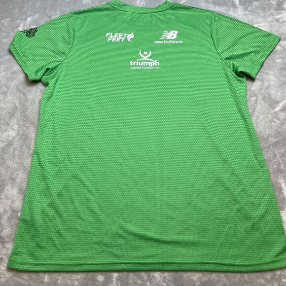 Sacramento Shamrock 5-10K Running Shirt Womens L Green‎ Leslie Jordan 2024 - Picture 2 of 8